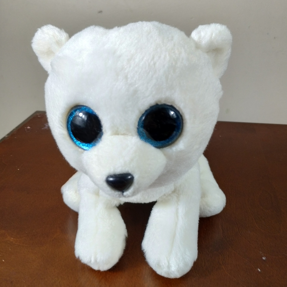 ✓Ty Beanie Babies Arctic 2015 Plush 6" sitting Polar Bear With Big eyes - Picture 3 of 15